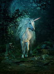 mythical unicorn, 3d CG © Atelier Sommerland