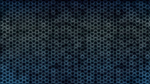 Dark blue octagon blinking background
