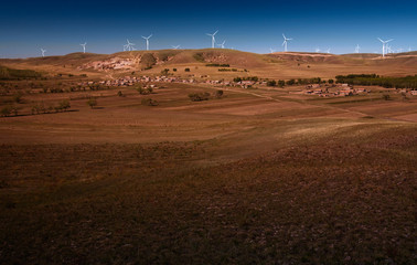 landscape of the Bashang grassland in Hebei, China