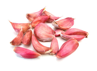 Garlic clove isolated on white background