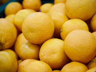 Fresh orange for sale in supermarket