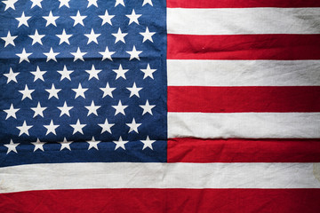 United States of America flag, vintage style concept