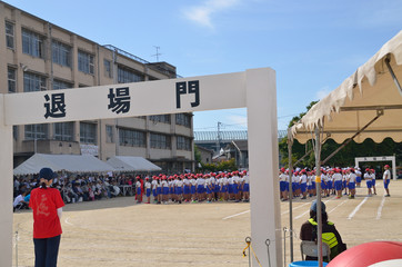 運動会の風景