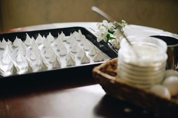 home made meringues