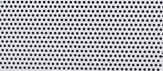 Metal hole mesh pattern, shiny material