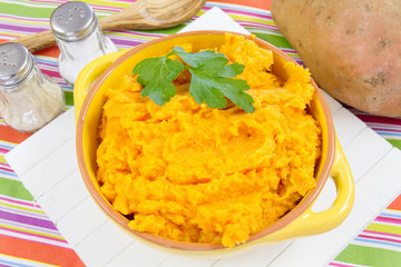 écrasé de patates douces