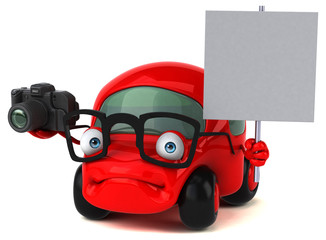Fun car - 3D Illustration