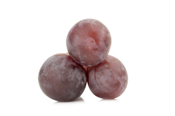 grapes isolated on white background