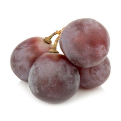 grapes isolated on white background