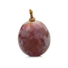 Red grape isolated on white background