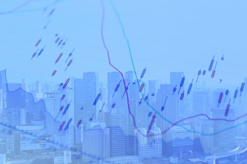 Fototapeta premium Business consept, Financial graphs