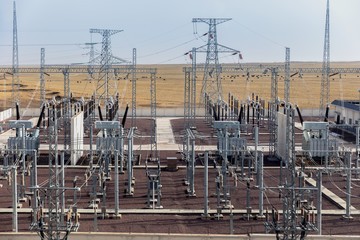 High voltage electric station