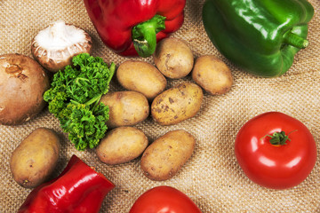 Frisches Bio-Gemüse