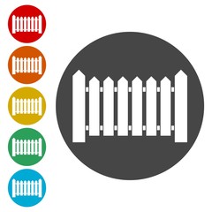 Fence icon, Fence icon Vector, Fence icon Art 