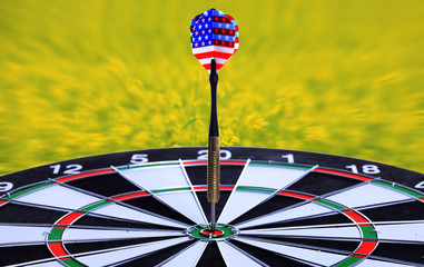 darts,  darts hit the center