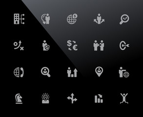 Business Strategy & Management Icons // 32px Series - Vector icons adjusted to work in a 32 pixel grid.