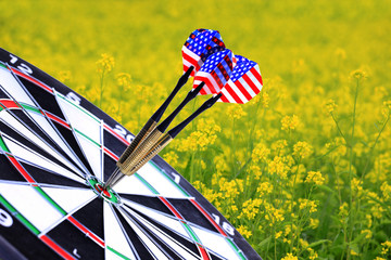 darts,  darts hit the center