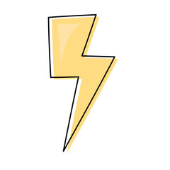 Ray energy symbol cartoon