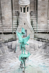 Sacre Coeur Basilica at Montmartre in Paris, France