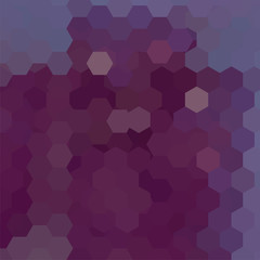 Background made of purple hexagons. Square composition with geometric shapes. Eps 10