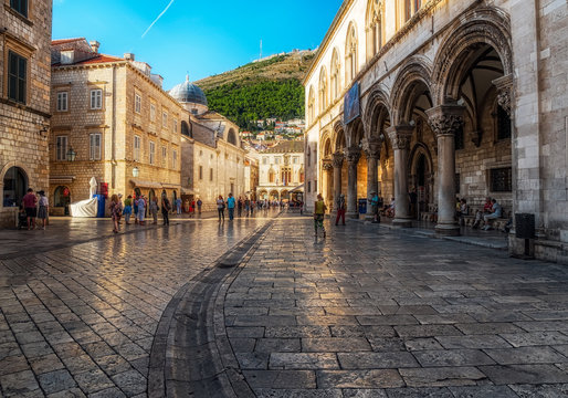 Streets Of Dubrovnik. Croatia.