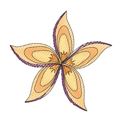 Beautiful flower symbol
