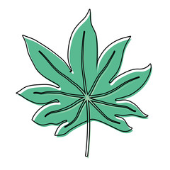 Leaf eco symbol