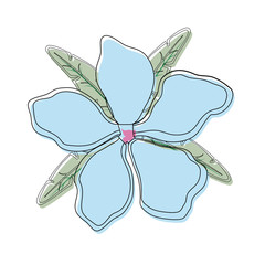 Beautiful flower symbol