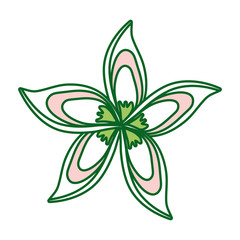 Beautiful flower symbol
