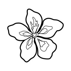 Beautiful flower symbol
