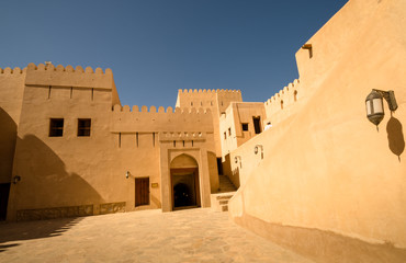 Nizwa, Oman Arabian Peninsula Panorama Fort