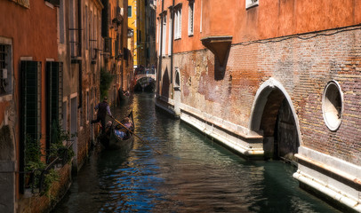 Secret corners of the canals of Venice.