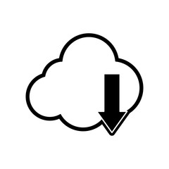 Cloud computing symbol