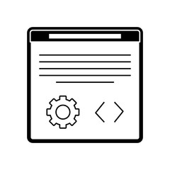 Web programming symbol