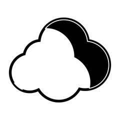 Cloud weather symbol