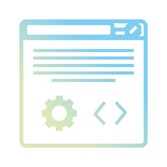 Web programming symbol