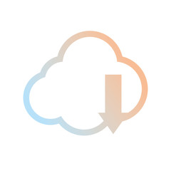 Cloud computing symbol