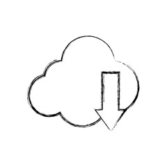 Cloud computing symbol