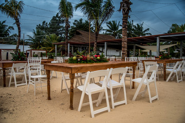 Dinner Table at the Beach 