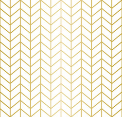 Luxury Geometric Pattern. Seamless Vector Lines. Golden Look.