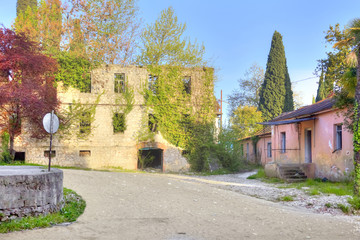 House destroyed by war