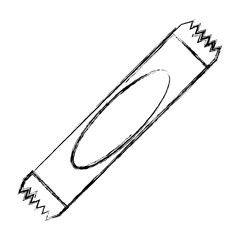 Sugar sachet isolated