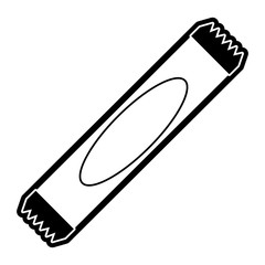 Sugar sachet isolated