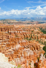 Bryce Canyon with blue sky