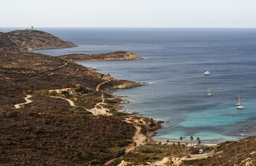 Corsica, 03/09/2017: Punta di Revellata, il promontorio lungo la costa nord occidentale dell'isola,...