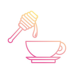 Honey tea cup