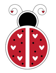 Happy Valentines Day Ladybug