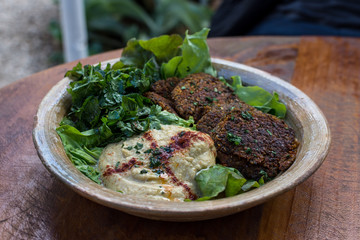 Houmous et falafels