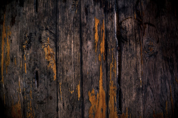 Wood texture dark and orange color