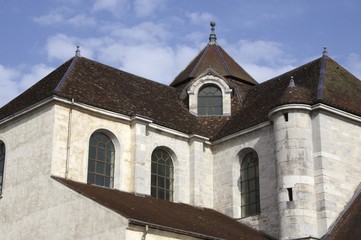 Fototapeta na wymiar Abbaye de Baume les Dames en Franche-Comté
